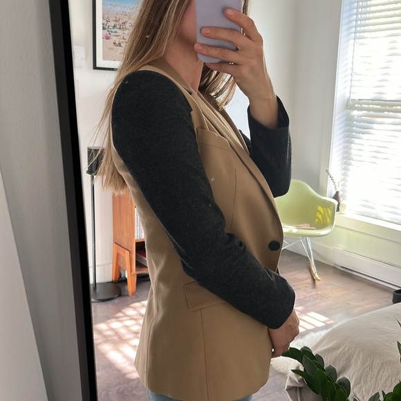 JUDITH & CHARLES two-tone cashmere wool blazer, size 4 - Picture 13 of 13